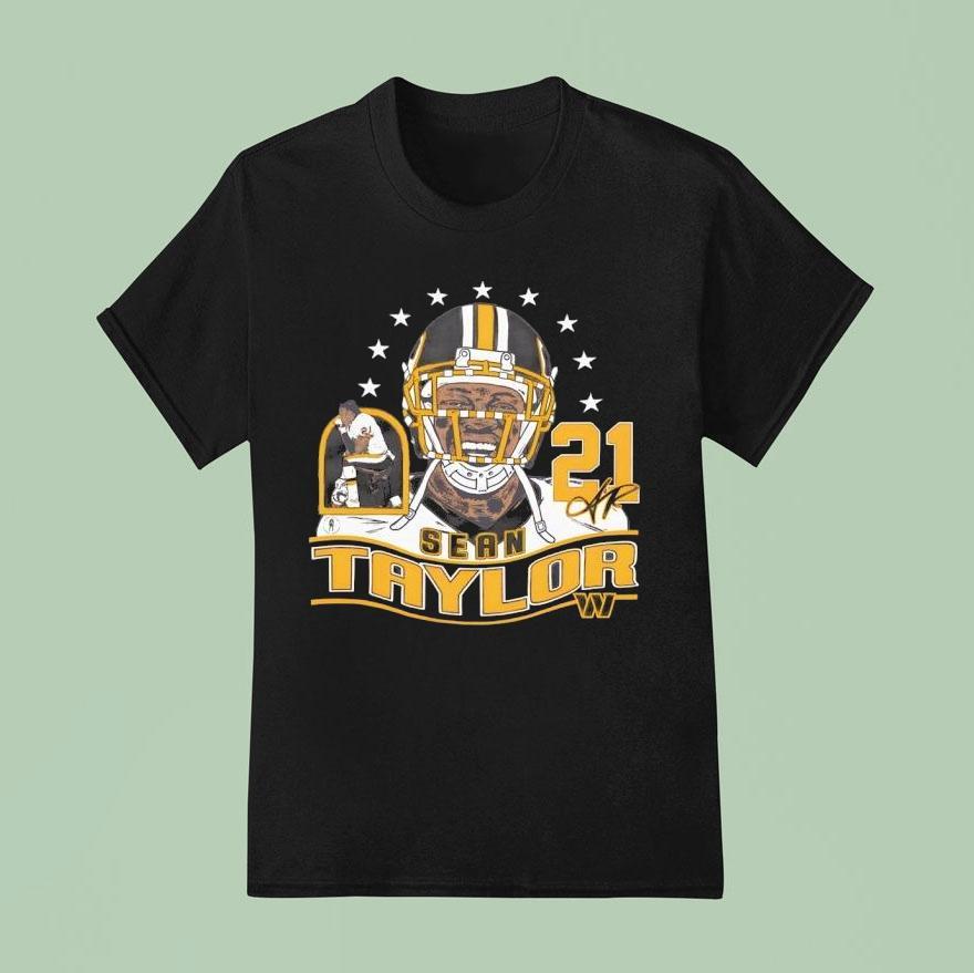 Sean Taylor 21 Washington Commanders Retired Shirt