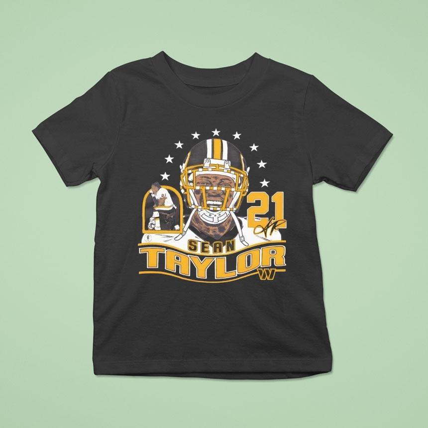 Sean Taylor 21 Washington Commanders Retired Shirt