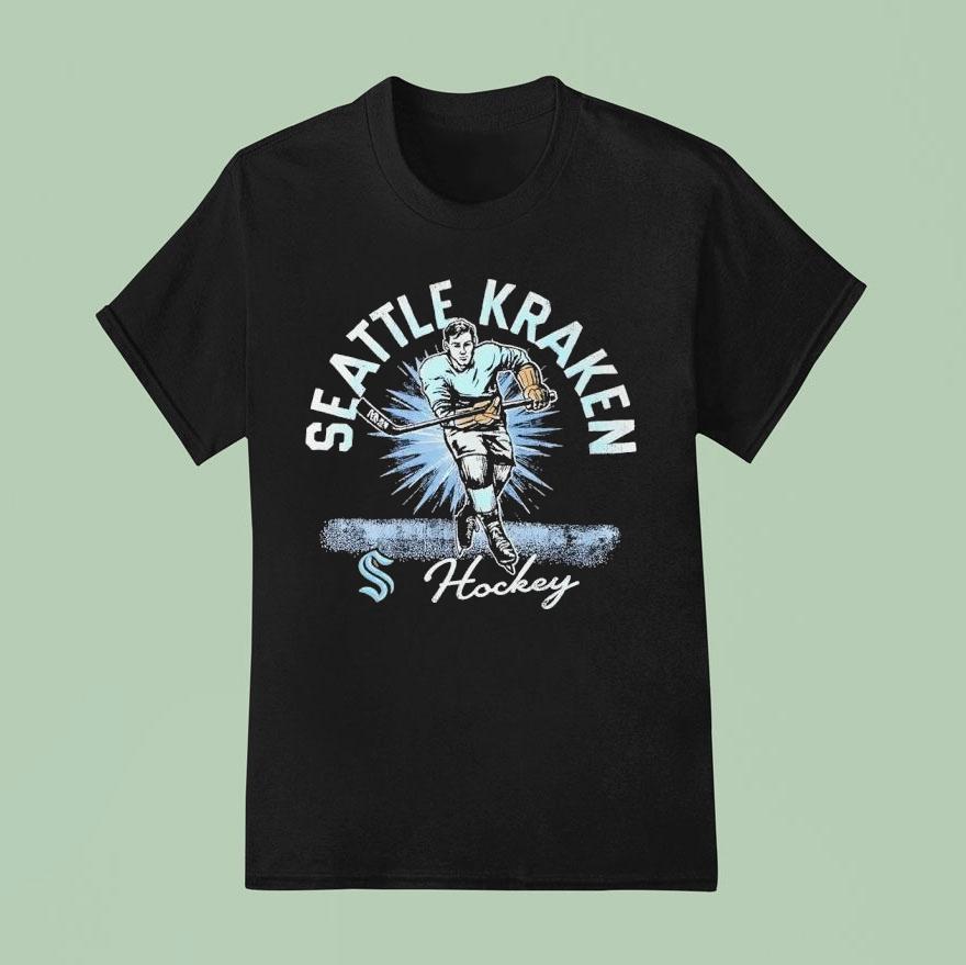 Seattle Kraken Hockey Player Vintage Shirt