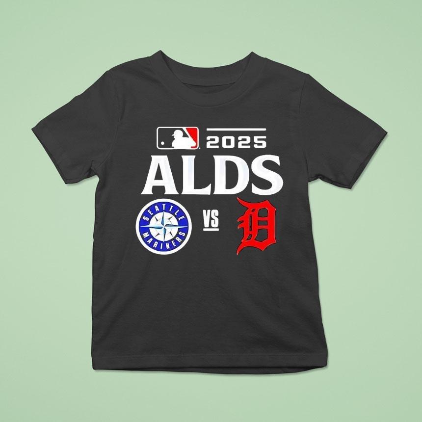 Seattle Mariners Vs Detroit Tigers Alds Mlb 2025 Shirt
