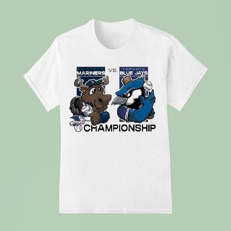 Seattle Mariners Vs Toronto Blue Jays 2025 Mlb League Championship Series Mascot Shirt