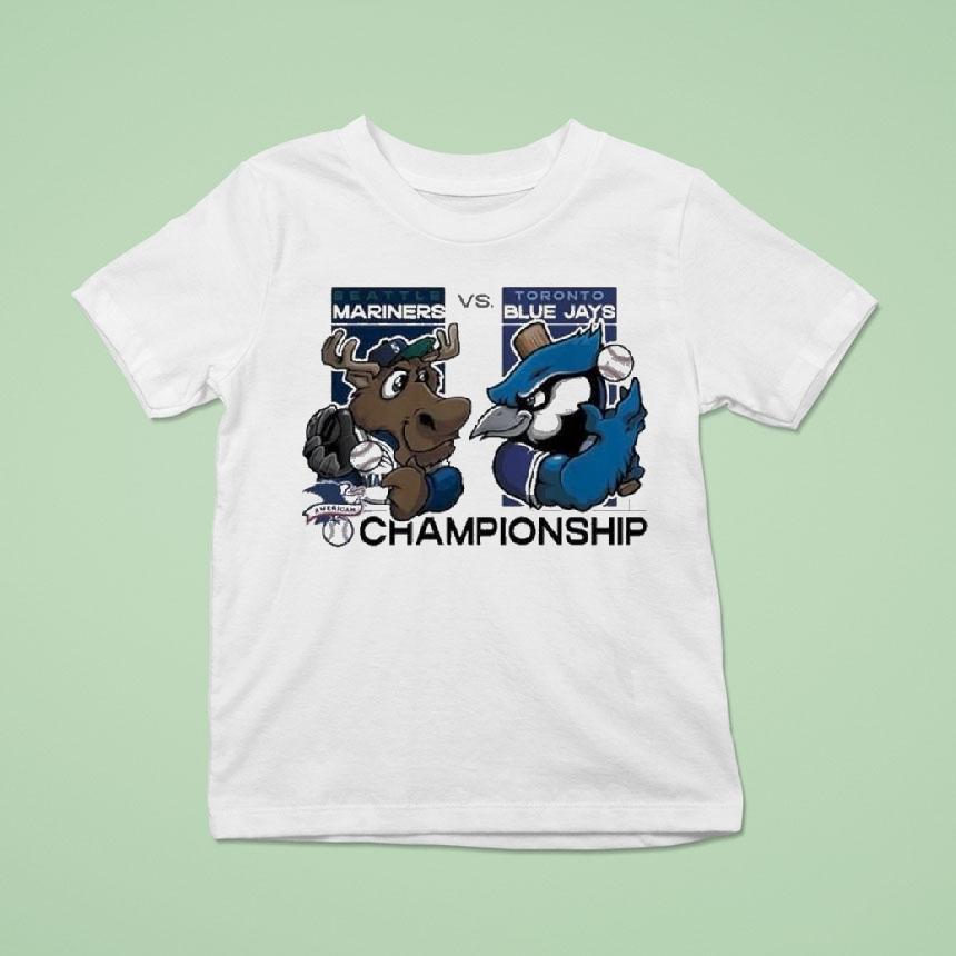 Seattle Mariners Vs Toronto Blue Jays 2025 Mlb League Championship Series Mascot Shirt