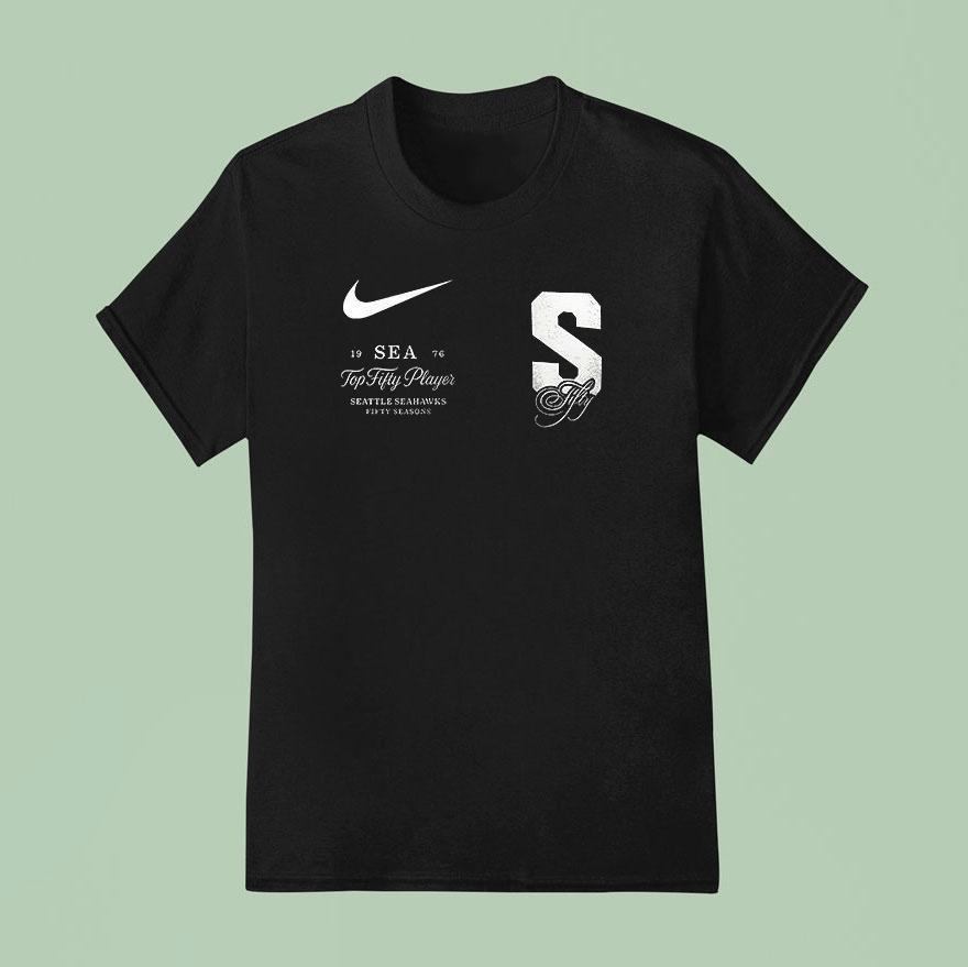 Seattle Seahawks Top Fifty Player 1976 Est 1976 Shirt
