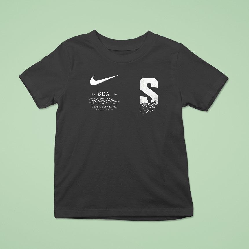 Seattle Seahawks Top Fifty Player 1976 Est 1976 Shirt