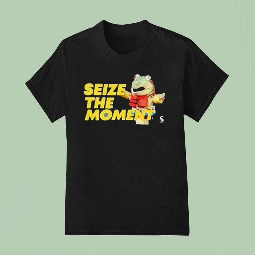Seize The Moment Humpy Salmon Seattle Mariners Mlb Baseball Shirt