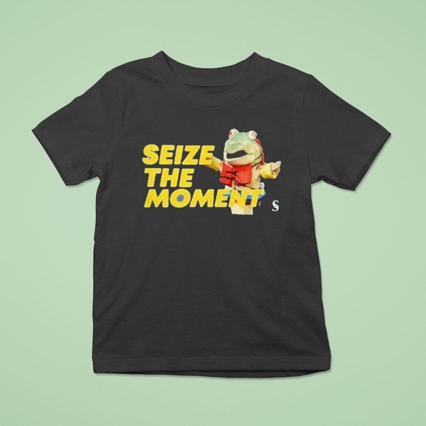 Seize The Moment Humpy Salmon Seattle Mariners Mlb Baseball Shirt