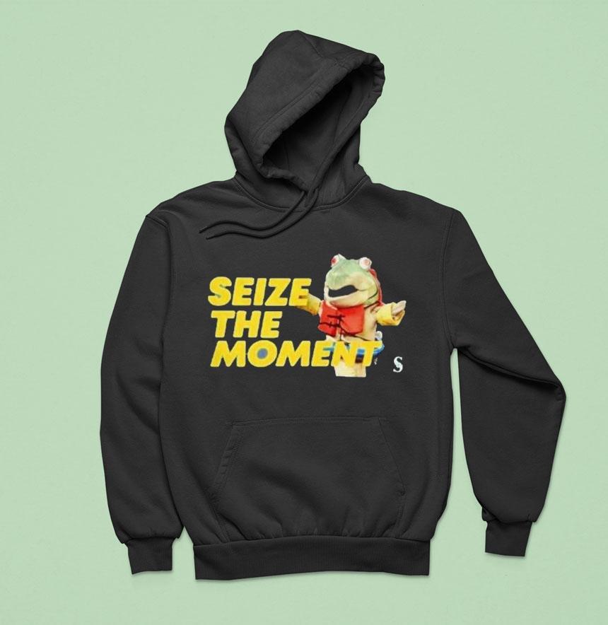 Seize The Moment Humpy Salmon Seattle Mariners Mlb Baseball Shirt Seize The Moment Humpy Salmon Seattle Mariners Mlb Baseball Shirt