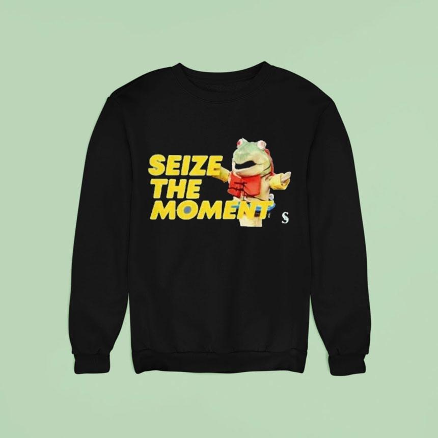 Seize The Moment Humpy Salmon Seattle Mariners Mlb Baseball Shirt Seize The Moment Humpy Salmon Seattle Mariners Mlb Baseball Shirt