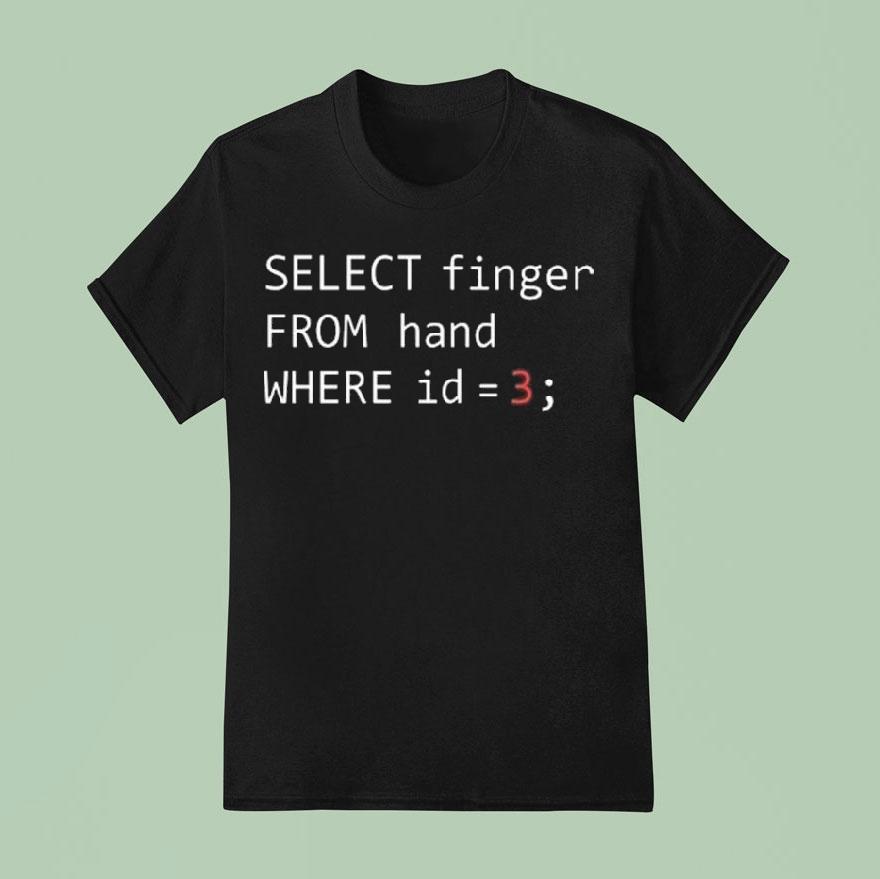 Select Finger From Hand Where Id3 Shirt