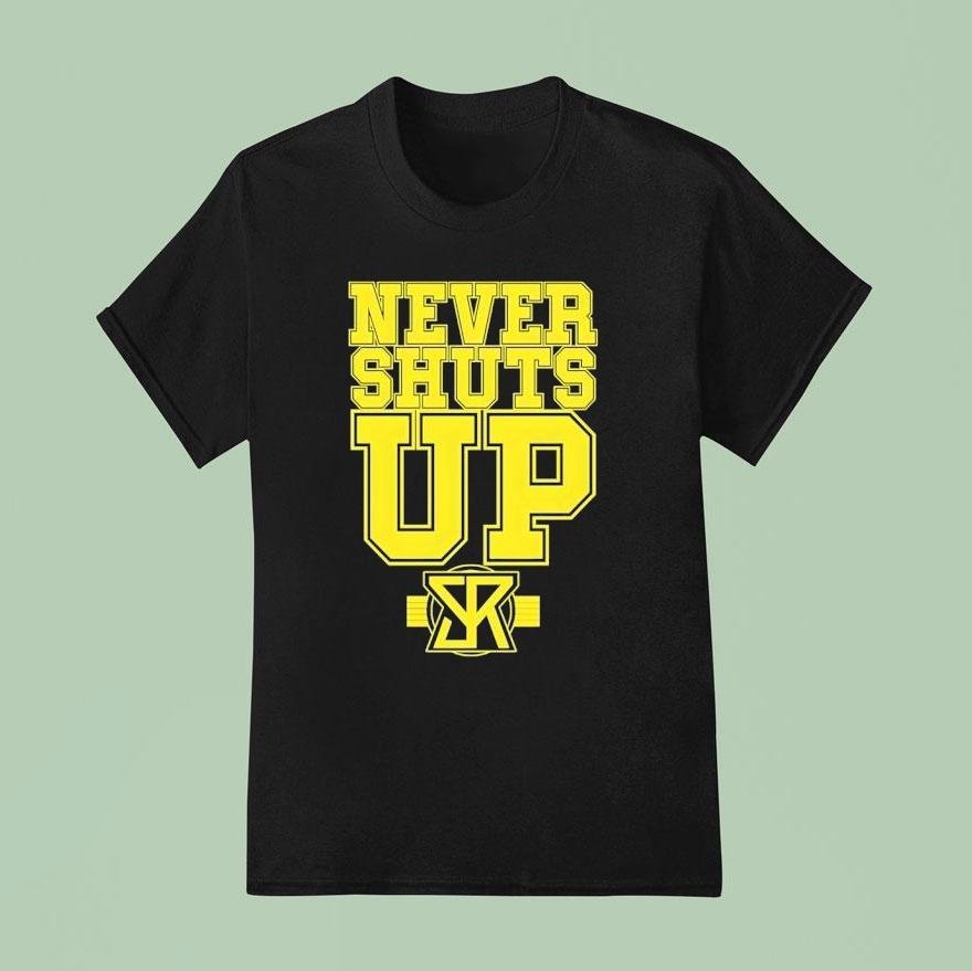 Seth Rollins Never Shuts Up Wwe Shirt