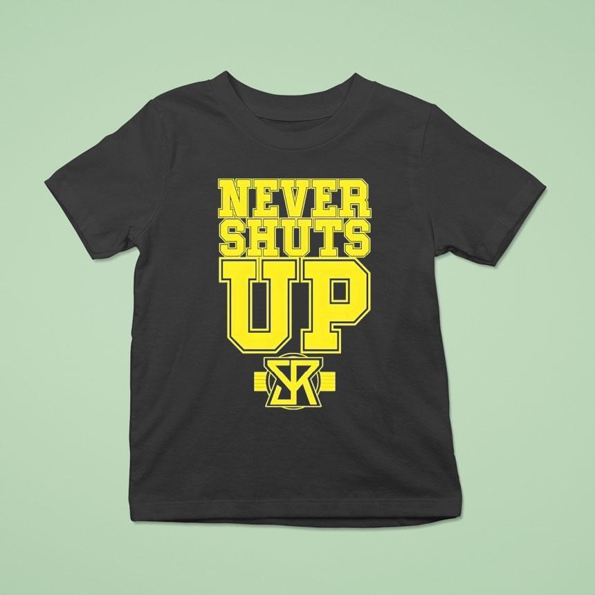 Seth Rollins Never Shuts Up Wwe Shirt