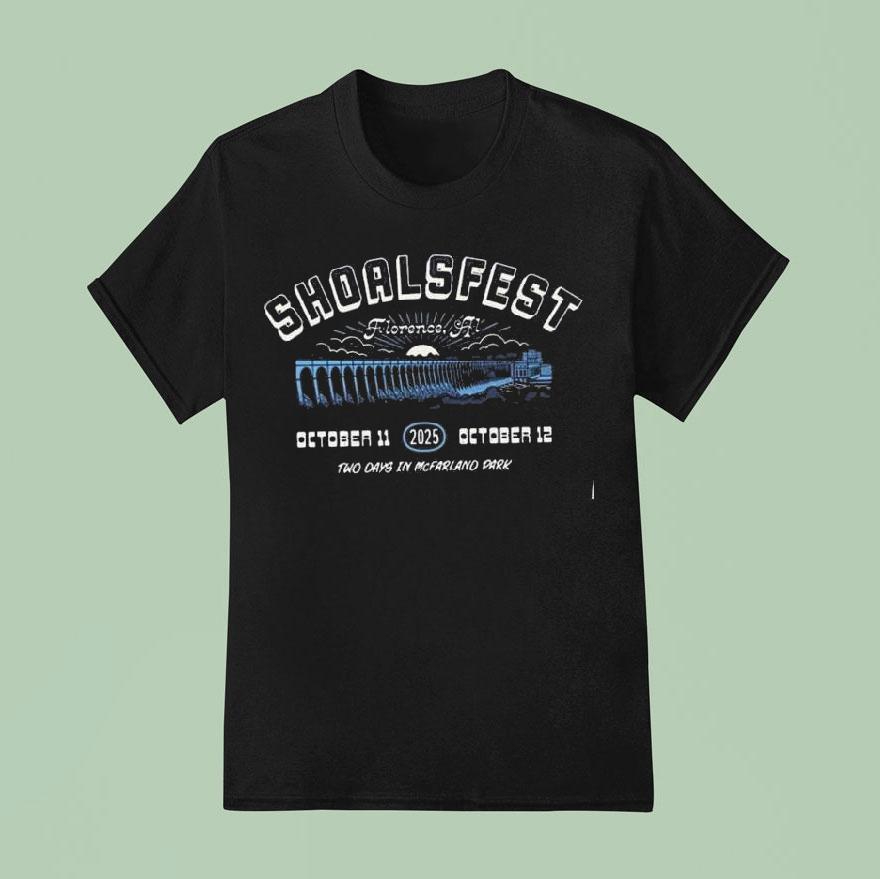 Shoals Fest In Florence Alabama At Mcfarland Park On October 11 2025 Wilson Dam Shirt