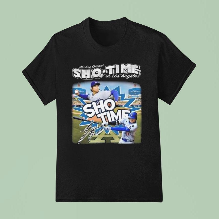 Shohei Ohtani Sho Time In Los Angeles Dodgers Walk It Off 2025 Shirt