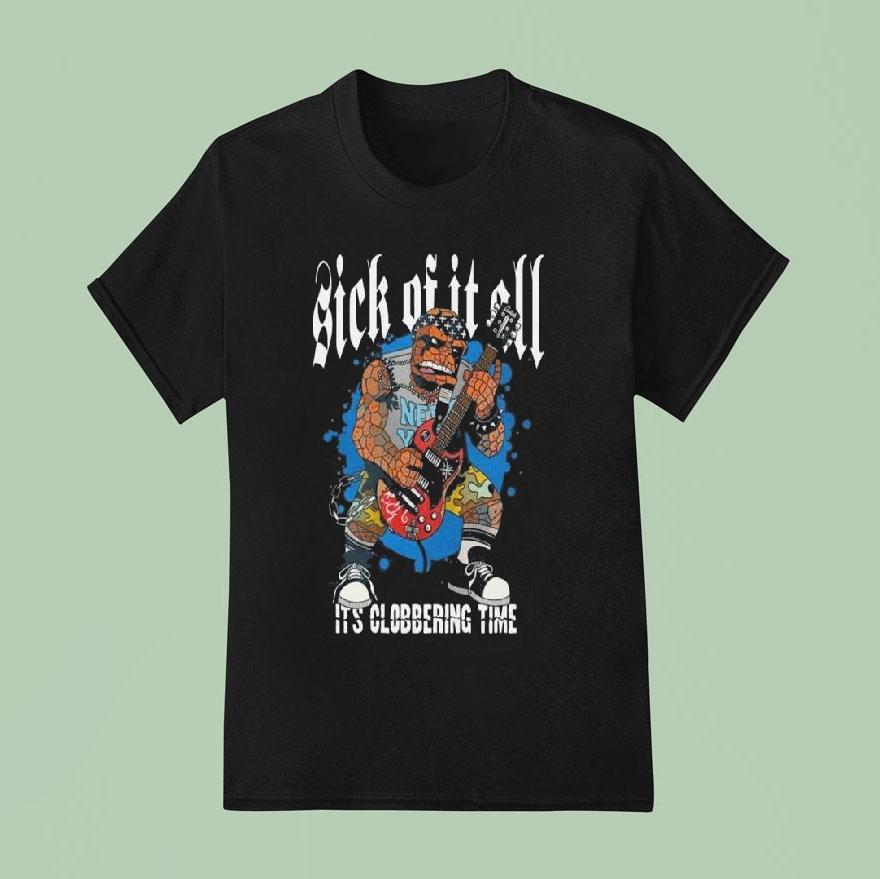 Sick Of It All It’s Clobbering Time Shirt