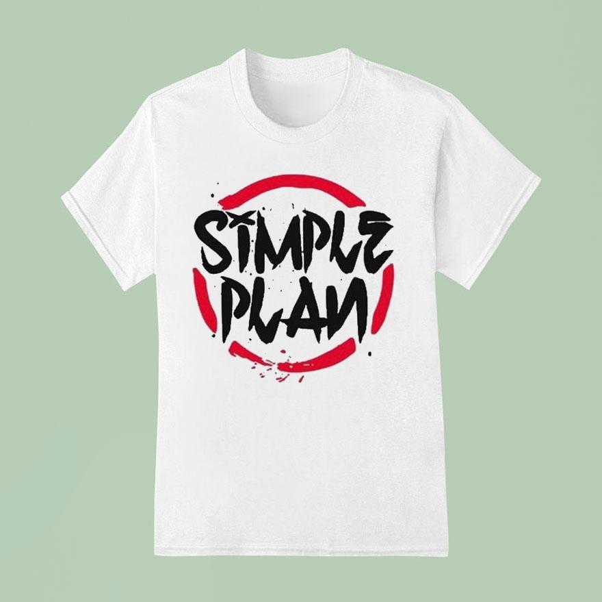 Simple Plan Circle Splat Shirt