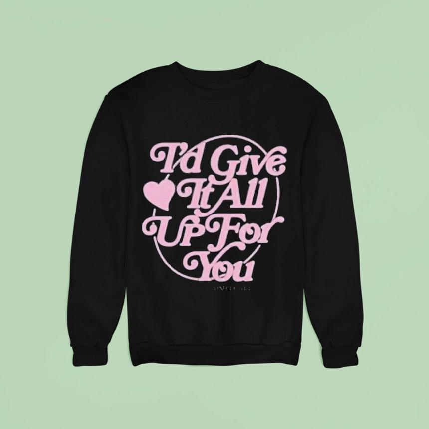 Simply Red I'd Give It All Up For You Shirt Simply Red I'd Give It All Up For You Shirt