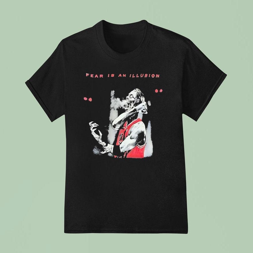 Skeleton Fear Is An Illusion Chicago Bulls Shirt