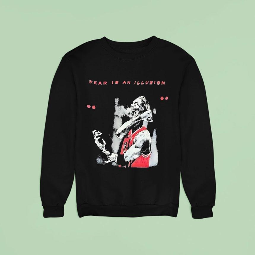 Skeleton Fear Is An Illusion Chicago Bulls Shirt Skeleton Fear Is An Illusion Chicago Bulls Shirt
