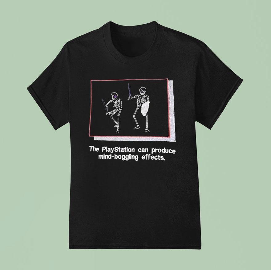 Skeleton The Play Station Can Process Mind-boggling Effects Shirt
