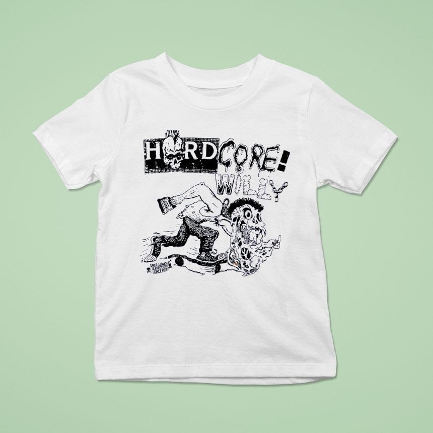 Skull Punk Hardcore Willy Baro Feiner Horror Character Shirt