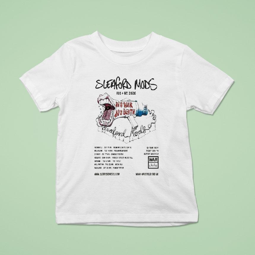Sleaford Mods Tour Australia New Zealand 2026 Dates Shirt