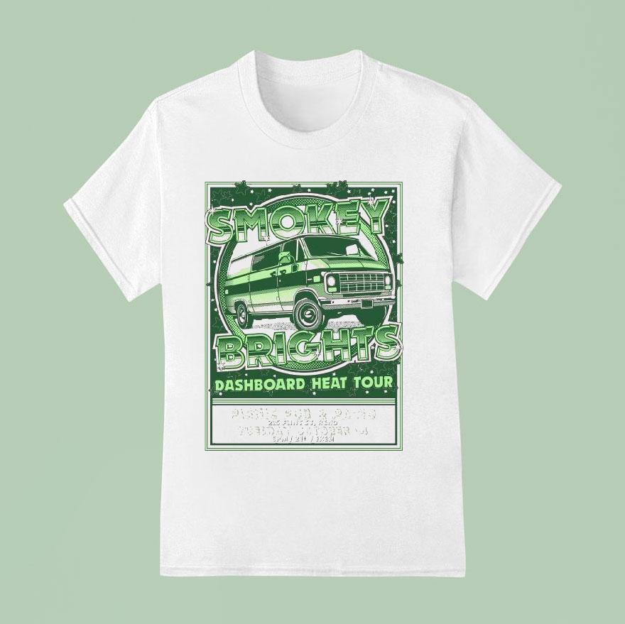 Smokey Brights Dashboard Heat Tour Oct 14 2025 Renault Shirt