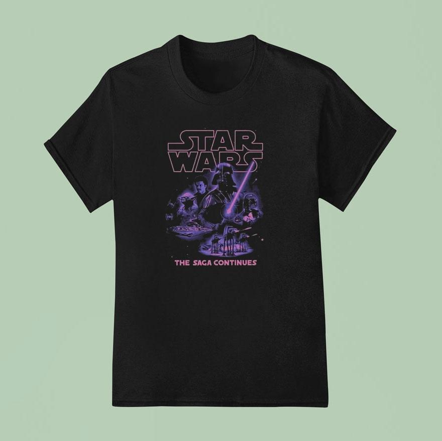 Star Wars The Saga Continues Shirt