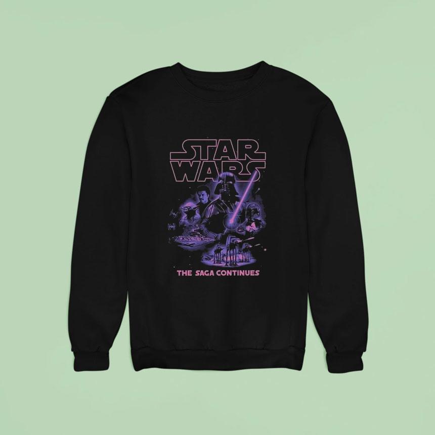 Star Wars The Saga Continues Shirt Star Wars The Saga Continues Shirt