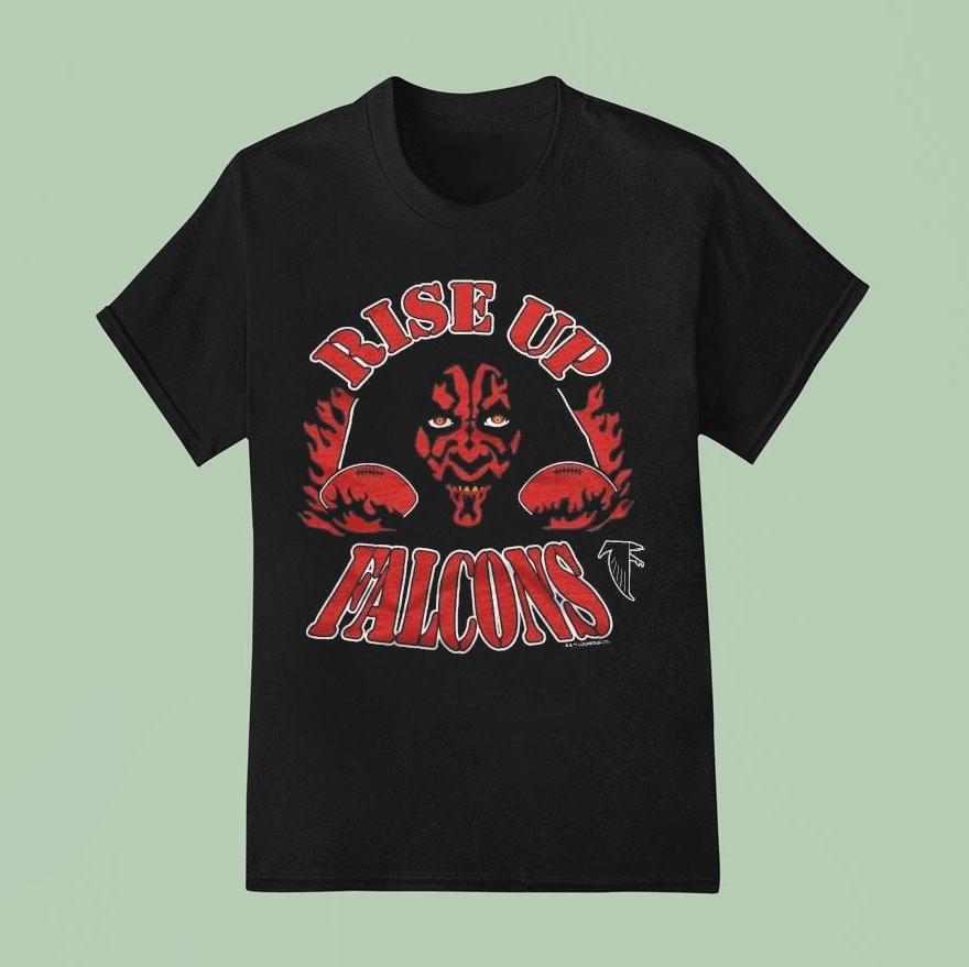Star Wars X Atlanta Falcons Dark Side Rise Up 2025 Shirt