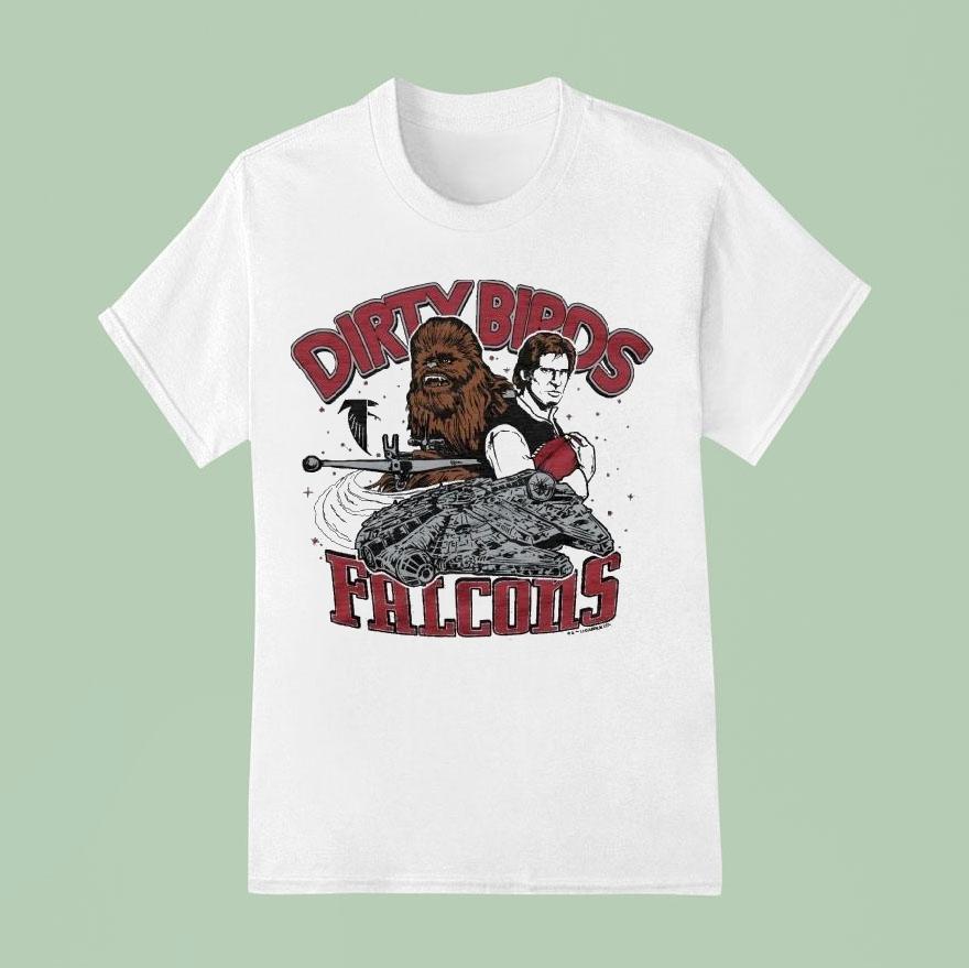 Star Wars X Atlanta Falcons Light Side Dirty Birds 2025 Shirt