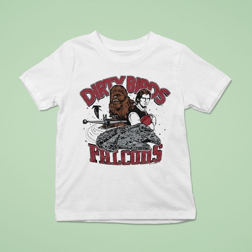 Star Wars X Atlanta Falcons Light Side Dirty Birds 2025 Shirt