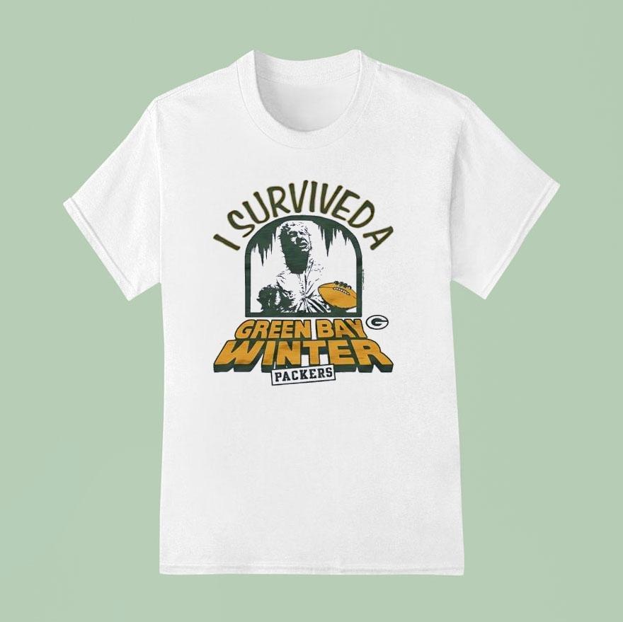 Star Wars X Green Bay Packers I Surviveda Green Bay Winter Packers Shirt