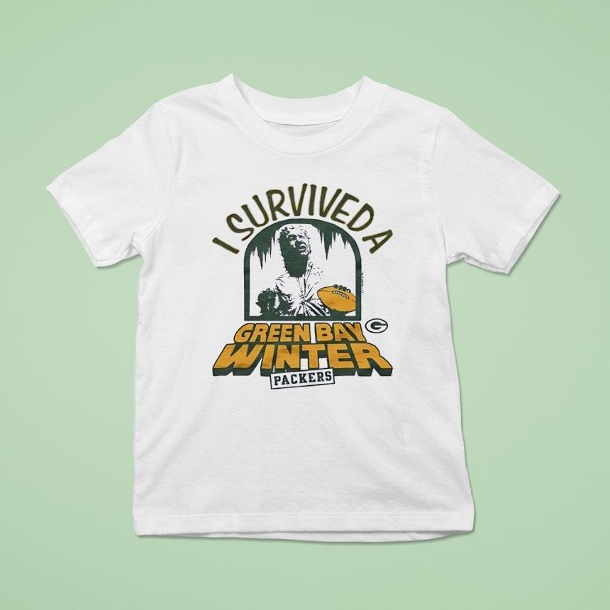 Star Wars X Green Bay Packers I Surviveda Green Bay Winter Packers Shirt
