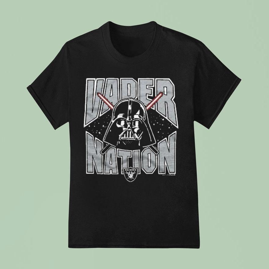 Star Wars X Las Vegas Raiders Vader Nation Dark Side Shirt