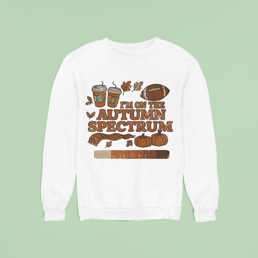 Starbucks I'm On The Autumn Spectrum Shirt Starbucks I'm On The Autumn Spectrum Shirt