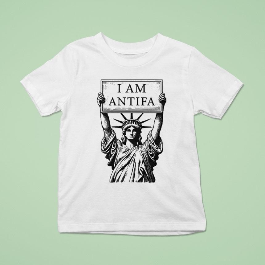 Statue Of Liberty I Am Antifa Shirt