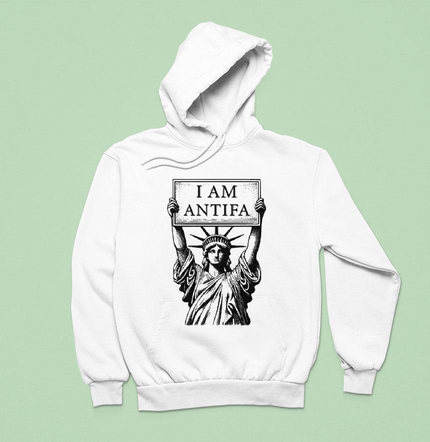 Statue Of Liberty I Am Antifa Shirt Statue Of Liberty I Am Antifa Shirt