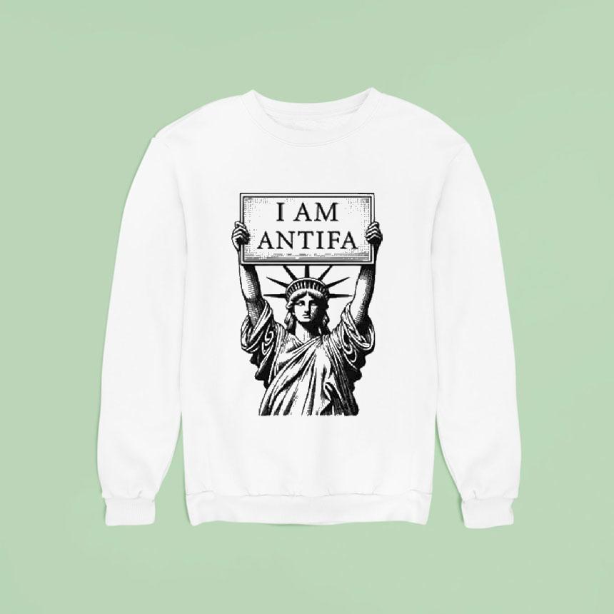 Statue Of Liberty I Am Antifa Shirt Statue Of Liberty I Am Antifa Shirt