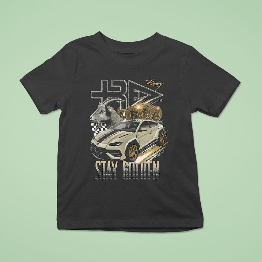 Stay Golden Racing Lambo And Crypto Edition Shirt