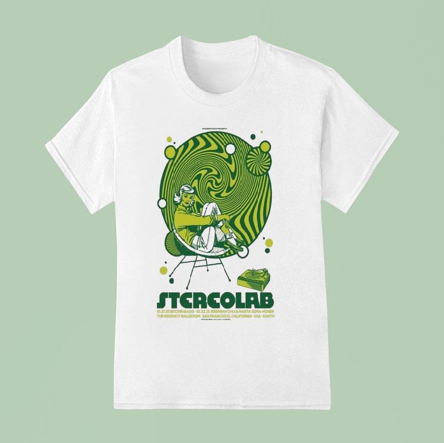 Stereolab Nov 21-22 2025 The Regency Ballroom Tour Shirt
