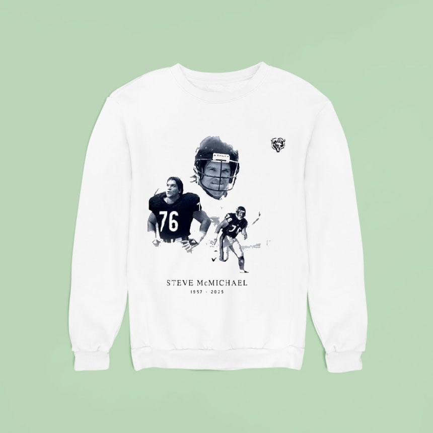 Steve Mcmichael 1957-2025 Thank You For The Memories Rip Chicago Bears Legend Shirt Steve Mcmichael 1957-2025 Thank You For The Memories Rip Chicago Bears Legend Shirt