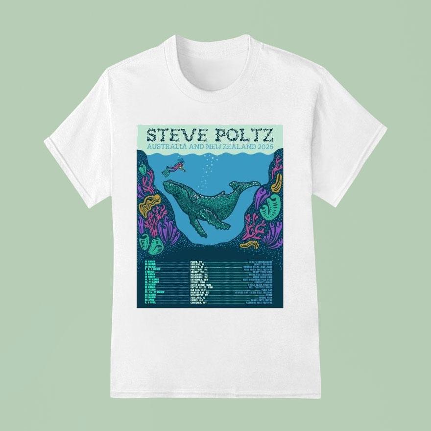 Steve Poltz Australia And New Zealand 2026 Shirt
