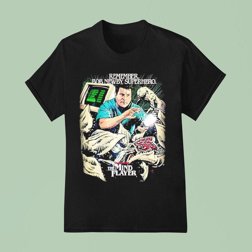 Stranger Things Season 2 X Butcher Billy The Mind Flayer Remember Bob Newby Superhero Shirt