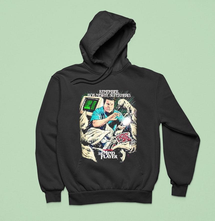 Stranger Things Season 2 X Butcher Billy The Mind Flayer Remember Bob Newby Superhero Shirt Stranger Things Season 2 X Butcher Billy The Mind Flayer Remember Bob Newby Superhero Shirt