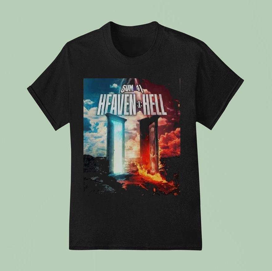 Sum 41 Heaven X Hell Mars 2024 Shirt