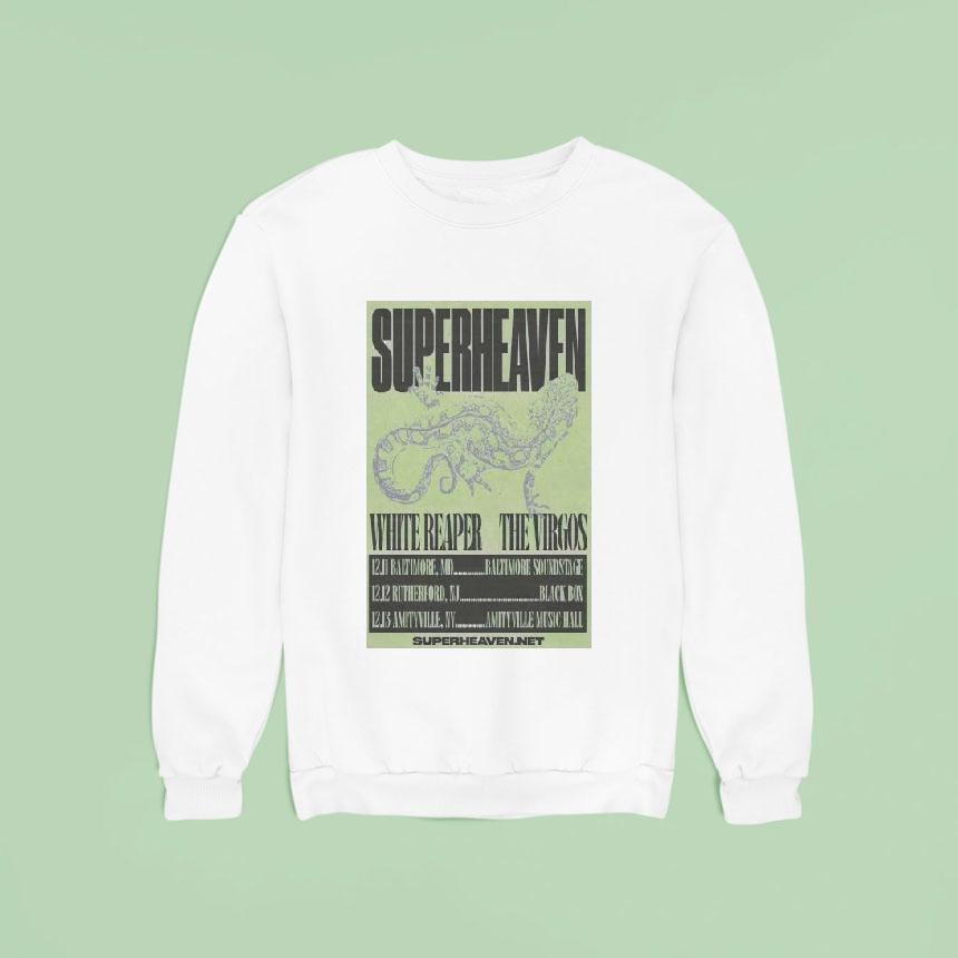Superheaven White Reaper The Virgos Tour December 2025 Shirt Superheaven White Reaper The Virgos Tour December 2025 Shirt