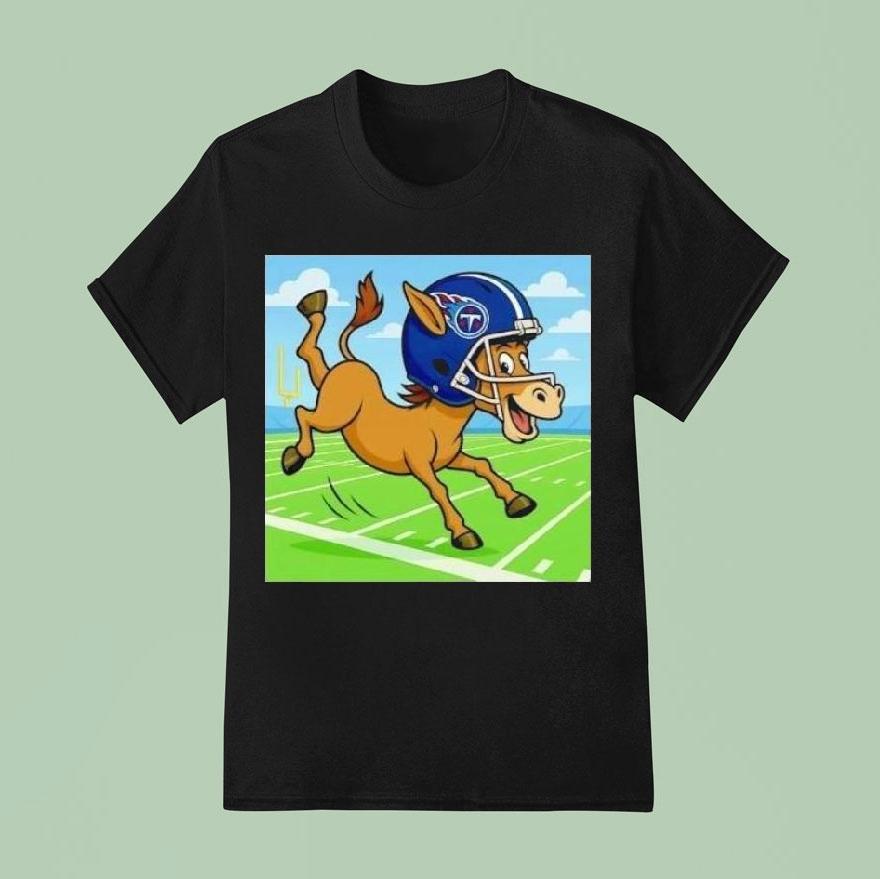 T-rac Mascot Tennessee Titans Football Shirt