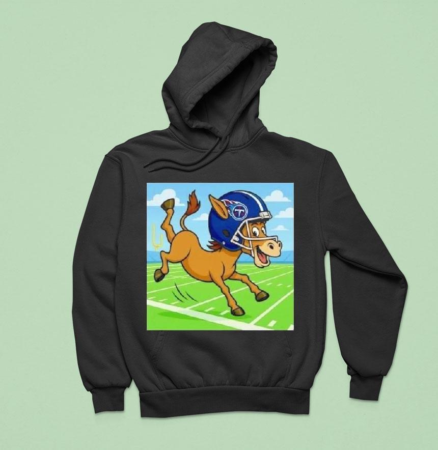 T-rac Mascot Tennessee Titans Football Shirt T-rac Mascot Tennessee Titans Football Shirt