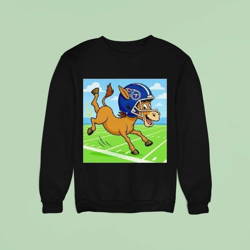 T-rac Mascot Tennessee Titans Football Shirt T-rac Mascot Tennessee Titans Football Shirt