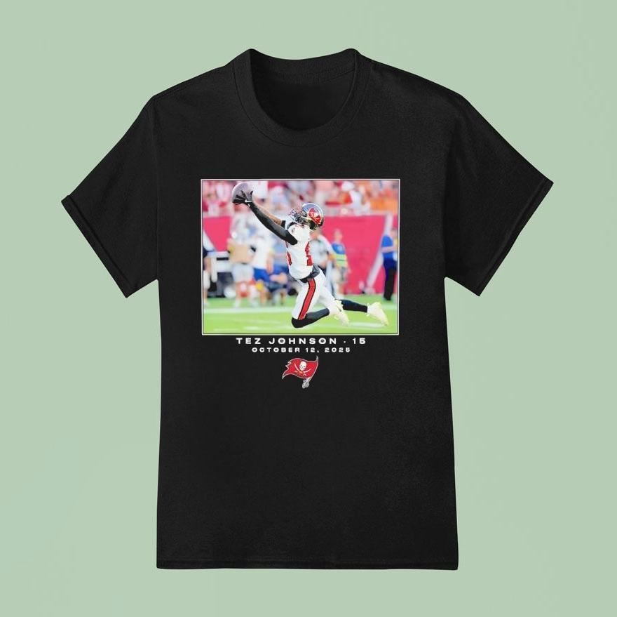 Tampa Bay Buccaneers Tez Johnson Nfl Flash Features Week 6 Shirt